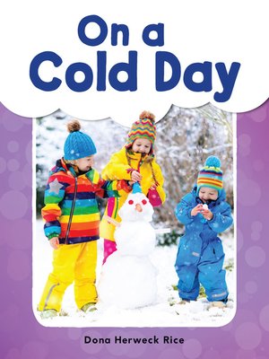 cover image of On a Cold Day